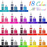 Tie Dye Kit - 18 Color Fabric Tie Dye Kits for DIY Textile Paint Art - All-in-1 Tie-Dye Color Powder Set for Shirt, Hoodie, Fabric Clothes Painting, Party Supplies, Adults and Kids Handmade Crafts