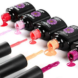 Gel Nail Polish Kit 8 Colors Long lasting Soak Off LED Nail Gel Polish Set 10ml Each Bottle for Nail Salon Home DIY