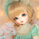40cm/15.7inch Full Set BJD Doll Suitable for 1/4 SD Dolls Make-up Kids Friend Birthday Gift Photography Auxiliary Tool Baby Model,B