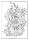 Creative Haven Jazz Age Fashions Coloring Book (Creative Haven Coloring Books)
