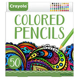 Crayola Brush & Detail Dual Tip Markers, Kids At Home Activities, 32 Colors, 16 Count & Colored Pencils For Adults (50 Count), Color Pencil Set, Adult Coloring Supplies, Gifts [Amazon Exclusive]