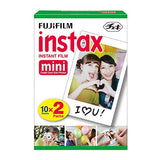 Fujifilm instax Mini 9 Instant Camera (Disney Frozen 2) with 20 instax Mini Twin Film Pack and Accessory Bundle (3 Items)