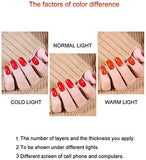 Vishine Gel Nail Polish Starter Kit - 48W LED Lamp 6 Color & Base Top Coat Set, Manicure Tools Popular Nail Art Designs #04