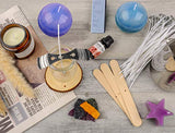 Candle Making Kit Supplies,Including Pot, Wicks, Sticker, Tins,Spoon & More Full Starter Kit for Creating Candles