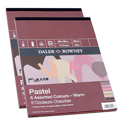 Daler-Rowney Murano Pastel Pad Warm 12x9 inches 438033209 [Office Product]