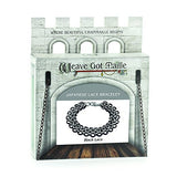 Weave Got Maille 2-Color Japanese Lace Chain Maille Bracelet Kit - Black Lace