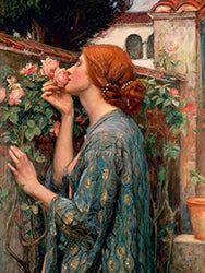 Posterazzi The Soul of the Rose Poster Print by John William Waterhouse (22 x 28)
