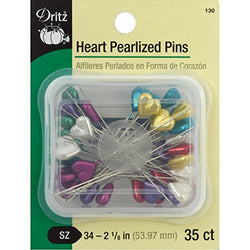 Dritz Heart Pearlized Pins (35 Pack), Size 34