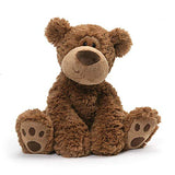 GUND Philbin Teddy Bear Stuffed Animal Plush, Beige, 12" & Grahm Teddy Bear Plush Stuffed Animal, Brown, 12"