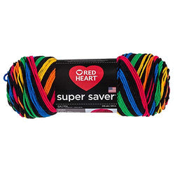 Red Heart Yarn Red Heart Super Saver Primary Stripes