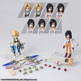 Square Enix Final Fantasy IX Zidane Tribal & Garnet Til Alexandros 17th Bring Arts Action Figures Set