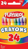 Set of 2 Boxes Playskool 24 Count Each Box Bright Colors Crayons