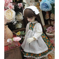 HMANE BJD Dolls Clothes 1/6, Sunflower Dress for 1/6 BJD Doll (No Doll)