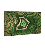 The Oliver Gal Artist Co. Abstract Wall Art Canvas Prints 'Dreaming About Emerald' Home Décor, 45" x 30", Green, Gold