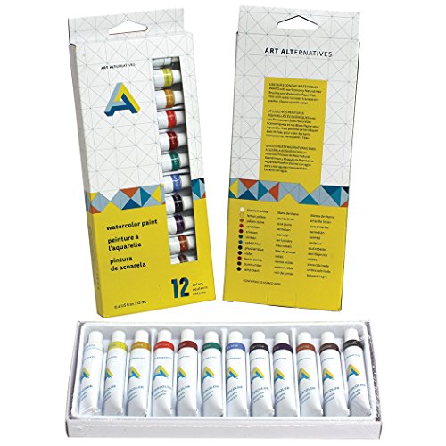 Art Alternatives Watercolor Paint Set 12x12ml