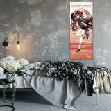 Genshin Impact Hu Tao Poster Life Size Anime Art Prints for Home Wall Decor, 15.8in x39.4in