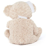 Muiteiur Get Well Soon Teddy Bear Stuffed Animal Big Speedy Recovery Teddy Bear Gifts for Kid Adult After Surgery Soft Bandage Plush Bear, 25.6 Inch