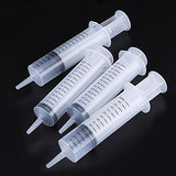 Frienda 4 Pack Large Plastic Syringe for Scientific Labs and Dispensing Multiple Uses Measuring Syringe Tools (150 ml)