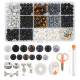 Stone Beads for Jewelry Making, Charm Bracelet Making Kit, 400Pcs Bracelet Jewelry DIY Kit Magnetic Bracelets for Couples Lovers