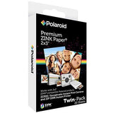 Polaroid Snap Instant Camera (White) + 2x3 Zink Paper (20 Pack) + Neoprene Pouch + Photo Frames + Accessory Bundle