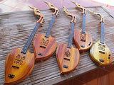 Isarn Acoustic Phin 3 Strings, Thai Lao Guitar Musical Instrument, Traditional Thai Musical Pin 29