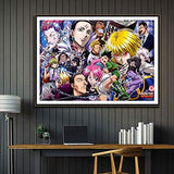 5D DIY Diamond Painting Anime Hunter 16X20 inches Full Round Drill Rhinestone Embroidery for Wall Decoration