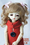 JD187 6-7inch 16-18CM Long Curly Princess Mohair BJD Wigs 1/6 YOSD Doll Accessories (Ash Brown)