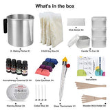 Candle Making Kit Supplies,Scented Organic Soy Wax Candle Making Kit with Essential Oils for Adults Beginners Adult DIY Crafts