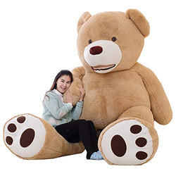 IKASA Giant Teddy Bear Plush Toy Stuffed Animals 6.5 Foot (Brown, 78 inches)