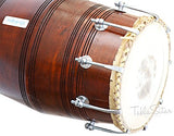 Mahraja Musicals Dholak (Dholki), Special Gajra, Mango Wood, Bolt-tuned, Padded Bag, Spanner, Dholak Drum(PDI-BGA)