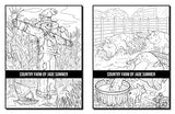 Country Farm Coloring Book: An Adult Coloring Book with Playful Animals, Beautiful Flowers, and Nature Scenes for Relaxation