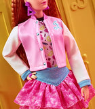 Barbie Rewind ‘80s Edition Doll, Schoolin’ Around, Wearing Dress & Accessories, with Crimped Red Hair, Gift for Collectors