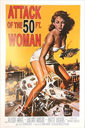 Attack of the 50 Foot Woman Vintage Movie Poster 24 x 36 inches