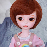 FEENGG BJD Doll 1/6 SD Ball Joint Doll Full Set Clothes Makeup Wig Big Eyes Round Hair DIY Toy Child Birthday Festival Gift