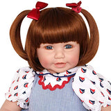 PURSUEBABY Lifelike Reborn Toddler Dolls Girl 20 inch Baby Dolls Marcia with Smiley Face Realistic Baby Dolls Toddlers Best Gift for Girls & Collectors, Gift Box Set