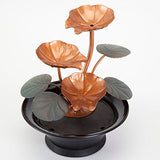 Bits and Pieces - Indoor Water Lily Water Fountain-Small Size Makes This A Perfect Tabletop