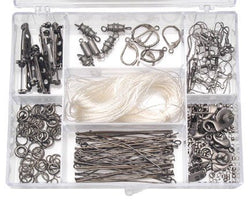 Darice Jewelry Designer Findings Kit - Antique Silver