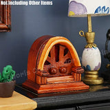 Odoria 1:12 Miniature Vintage Antique Radio Dollhouse Decoration Accessories