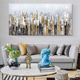 Metuu Paintings, Texture Palette Knife Paintings Modern Home Decor Wall Art Painting Colorful 3D Wall Decoration Ready to hang Ready to hang 24x48inch