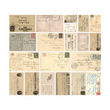 80 PCS Vintage Nautical Map Postcards Stickers for Laptop Envelop Scrapbook Journal Planner Card Making