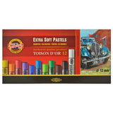 Koh-i-noor Toison D'or - 12 Round Extra Soft Pastels. 8552