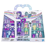 My Little Pony Equestria Girls Fashion Squad Fluttershy & Twilight Sparkle Mini Doll Set with 40+ Accessories; 2 Dolls with Lots of Fashions & Accessories