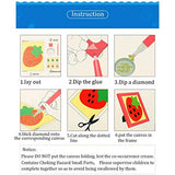 Rertcioph Diamond Painting Stickers Kits for Kids,DIY 5D Hero Diamond Art Mosaic Stickers by Numbers Kits - 9 Pieces