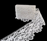 eZthings Venise Edging Lace Trim From Eyelet Fabric For DIY Craft Venice Trims (3 Yard, Mini