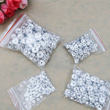 TOAOB 400pcs Clear Rhinestone Spacer Beads Assorted 4mm 6mm 8mm 10mm for DIY making kits