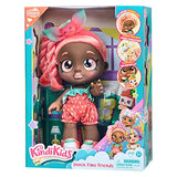 Kindi Kids Snack Time Friends - Pre-School Play Doll, Summer Peaches - for Ages 3+ | Changeable Clothes and Removable Shoes - Fun Snack-Time Play, for Imaginative Kids