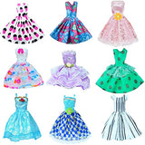 BJDBUS 6 Pcs Ball Mini Gown Dress for 11.5 inch Girl Doll Clothes Playset