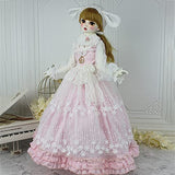 PRE-LIFE BJD Clothes Set Dress Suit Lolita Style Bunny Dress Up for MSD BJD DOD Doll, Ideal Gift for Child's Bjd Doll1/3