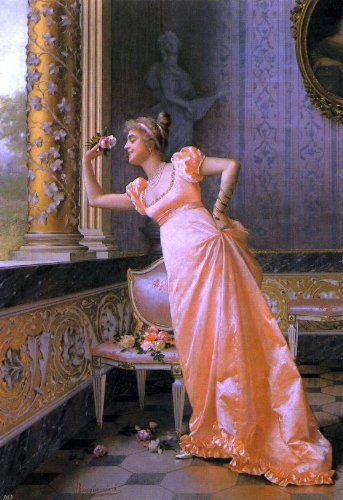 Vittorio Reggianini The Coquette - 18" x 27" Premium Canvas Print