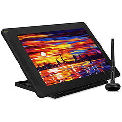 2021 HUION KAMVAS 16 Graphics Drawing Tablet with Full-Laminated Screen Android Support Graphic Monitor Pen Tablet with Battery-Free Stylus Tilt 10 Express Keys Adjustable Stand -15.6 Inch Pen Display